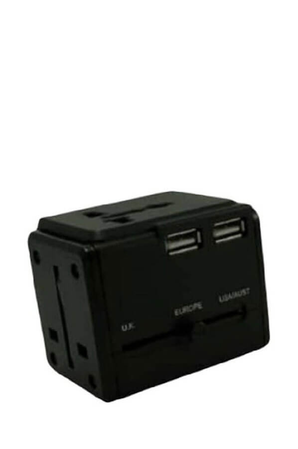 محول سفر عالمي 3 منافذ USB