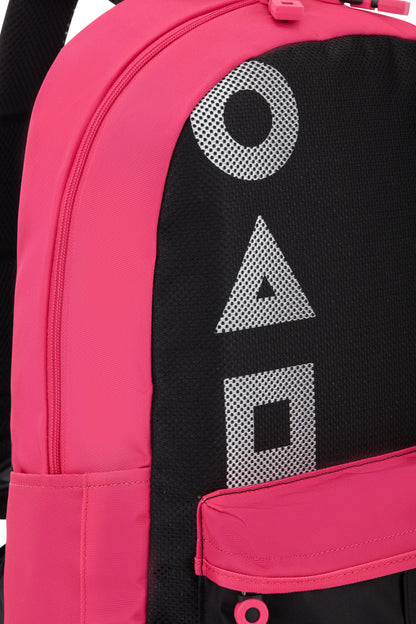 Squid Games Backpack With Themed Zipper Pullers