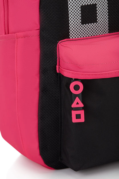 Squid Games Backpack With Themed Zipper Pullers