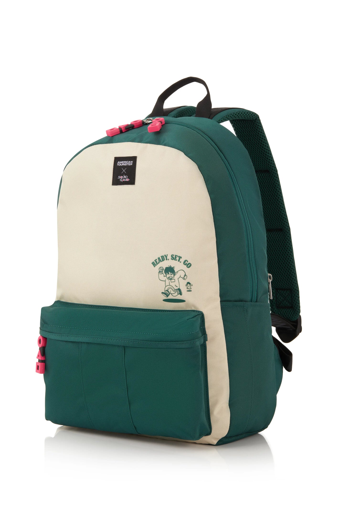 Squid Games Backpack With Themed Zipper Pullers