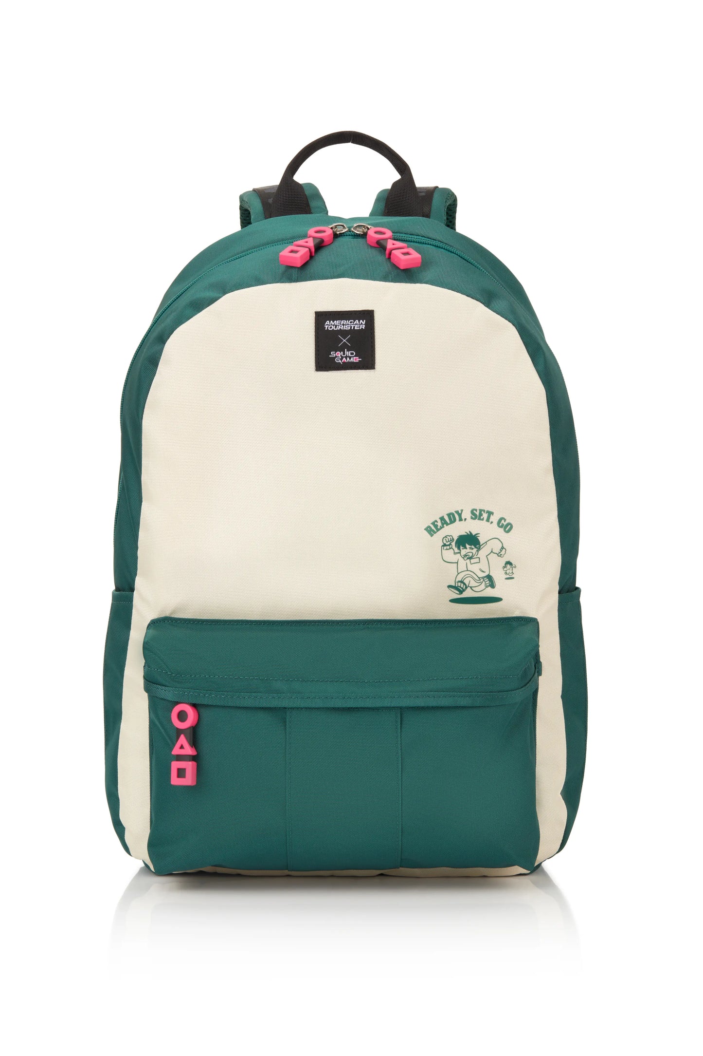 Squid Games Backpack With Themed Zipper Pullers