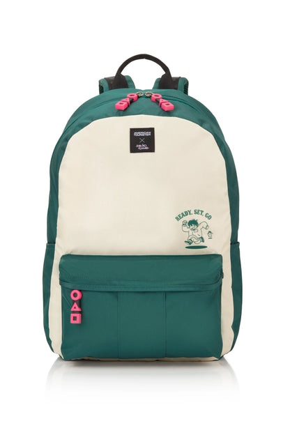 Squid Games Backpack With Themed Zipper Pullers