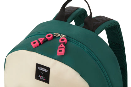 Squid Games Backpack With Themed Zipper Pullers
