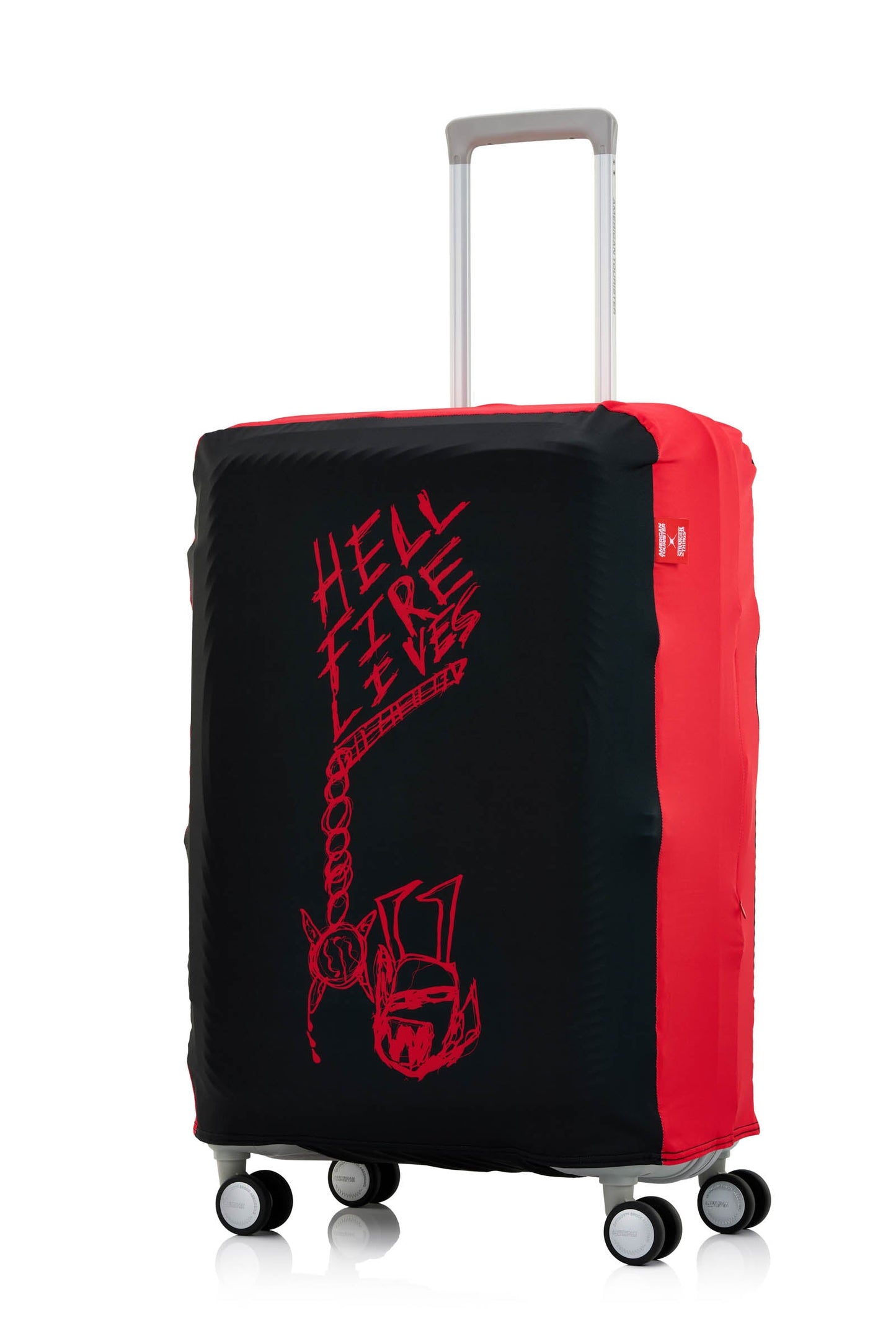 STRANGER THINGS HELLFIRE CLUB LUGGAGE COVER