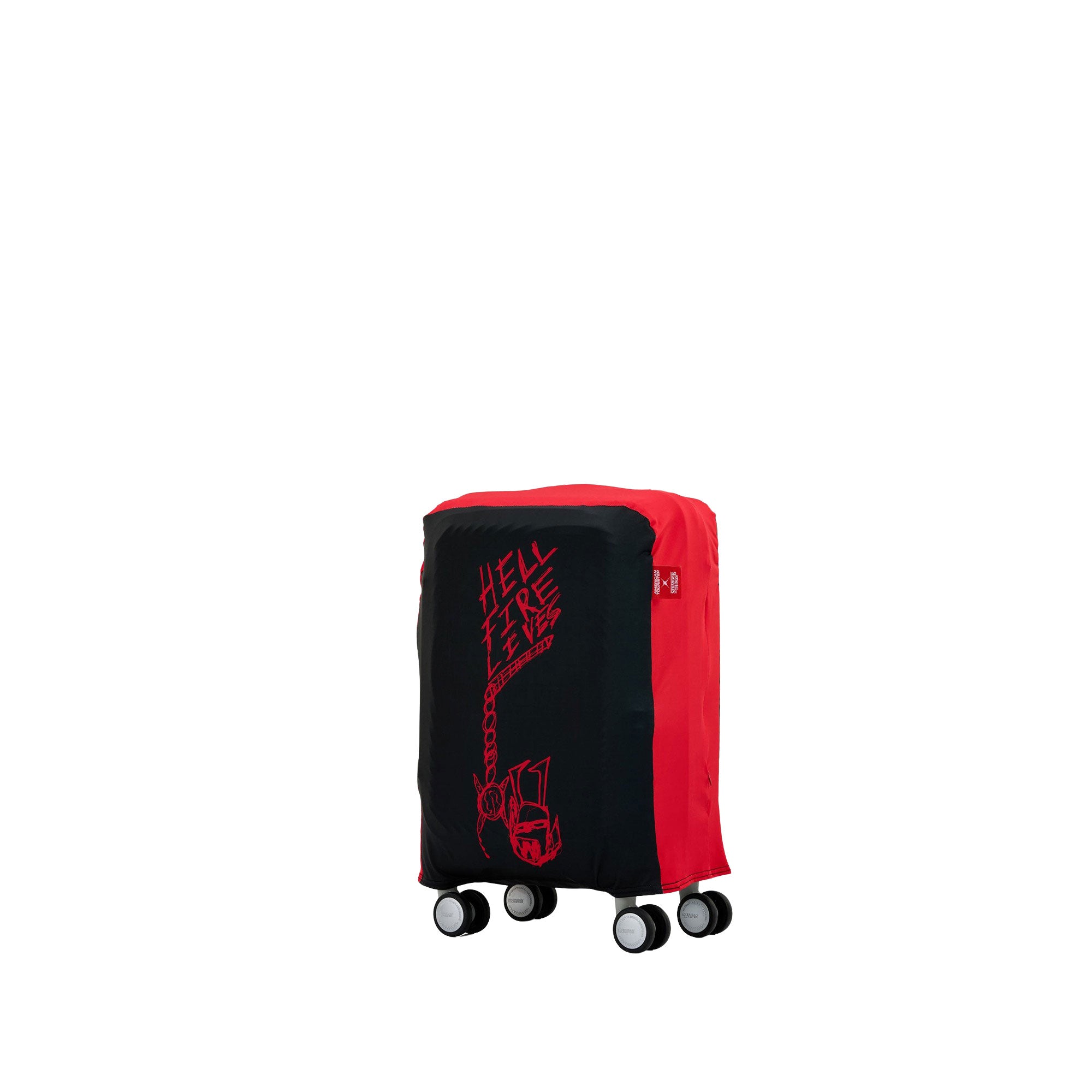 STRANGER THINGS HELLFIRE CLUB LUGGAGE COVER